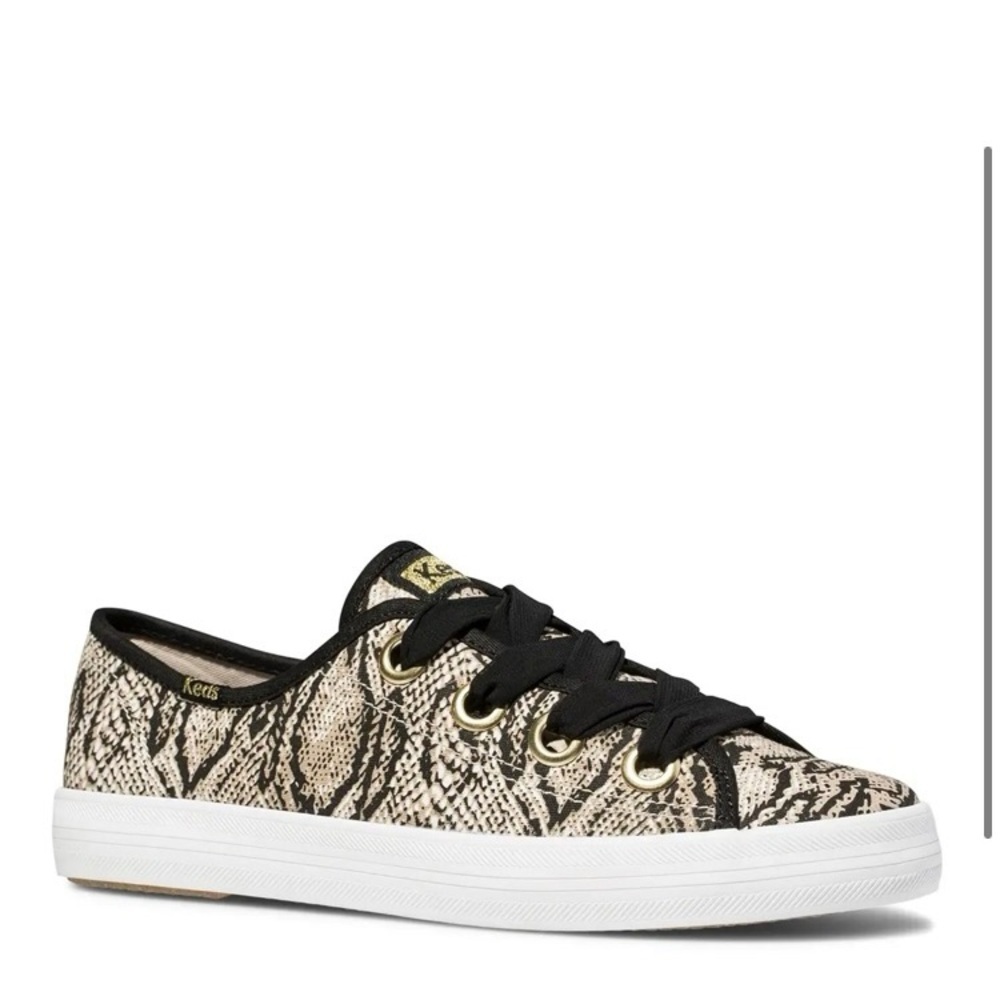 Keds Women's Black and Tan Sneakers. Worn once